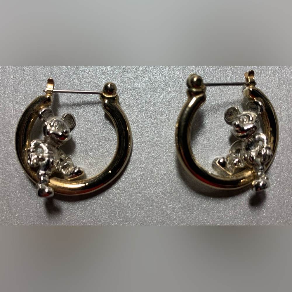 Disney Earrings with 3D Mickey Mouse